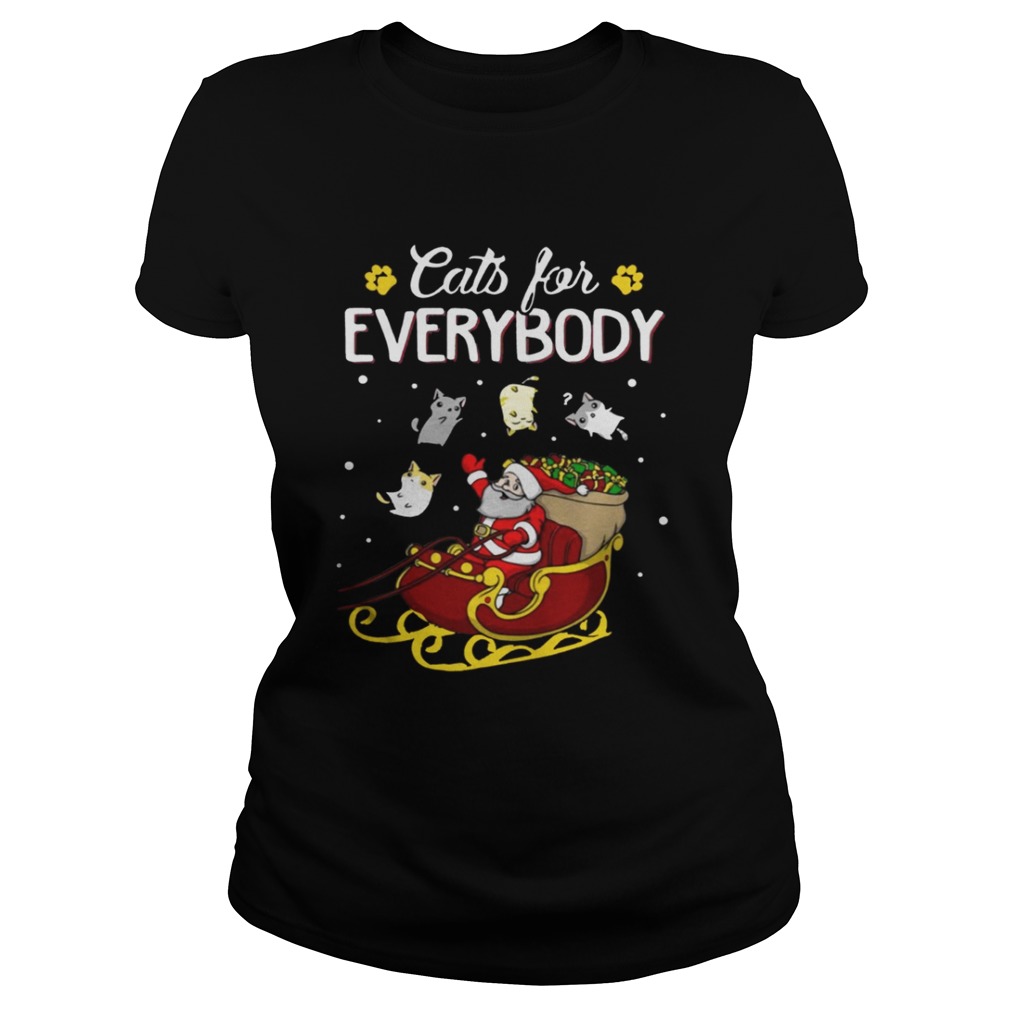 Cats For Everybody Santa’s Gift Christmas shirt Cats For Everybody Santa’s Gift Christmas shirt