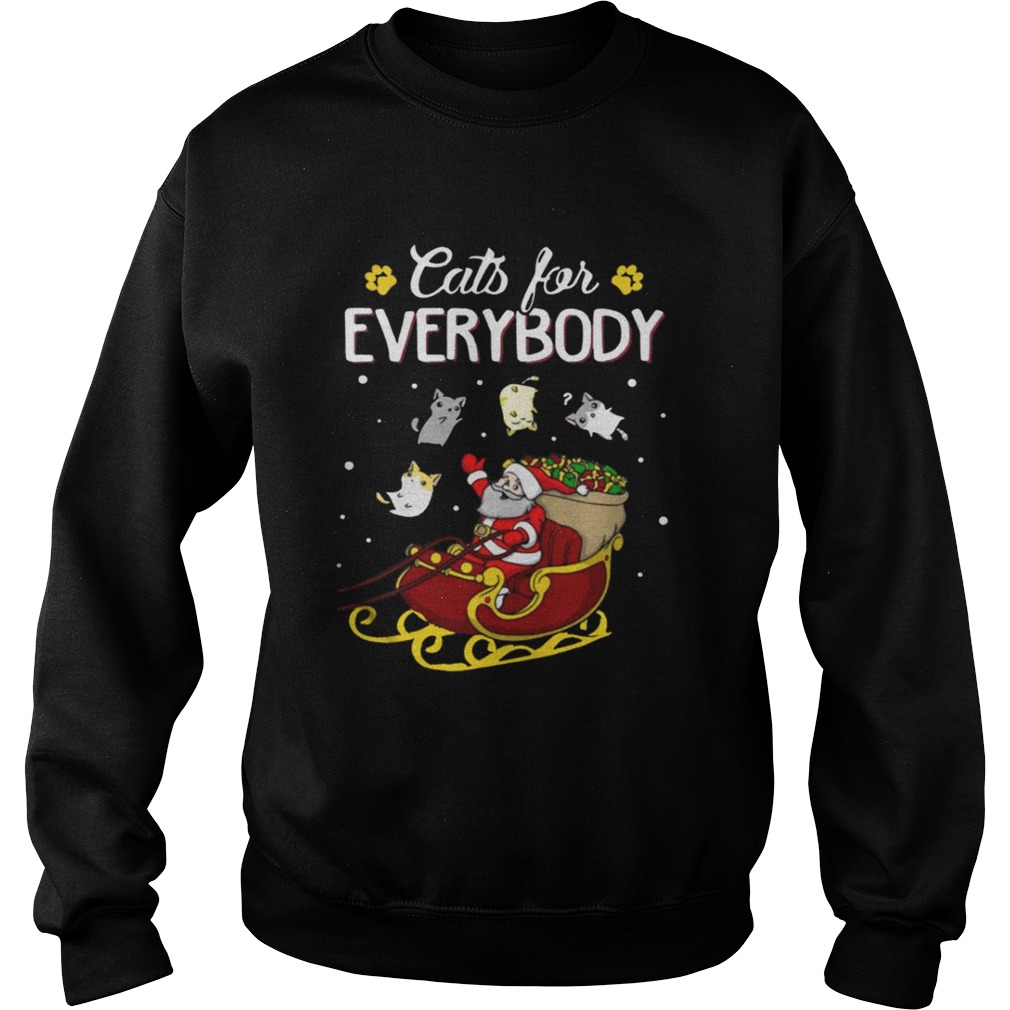 Cats For Everybody Santa’s Gift Christmas shirt Cats For Everybody Santa’s Gift Christmas shirt