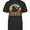 Catzilla Mother Of The Pawters Vintage T-Shirt