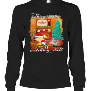 Charlie Brown And Snoopy This Is My Watching Ugly Christmas T-Shirt