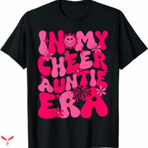 Cheer Aunt T-shirt Groovy Style