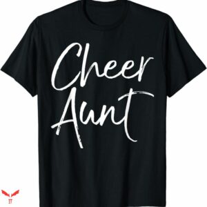 Cheer Aunt T-shirt Simple Style