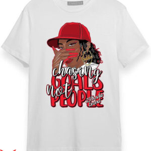 Cherry 11s T-Shirt Chasing Goals Not People Tee