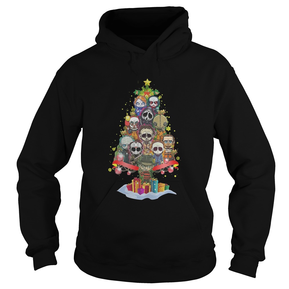 Chibi horror movie characters christmas tree shirt Chibi horror movie characters christmas tree shirt