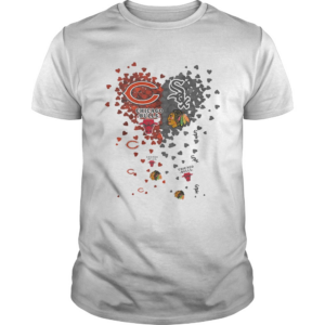 Chicago Bears Chicago White Sox Chicago Bulls Chicago Blackhawks love shirt