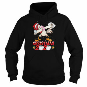 Chicken Dabbing Wear Santa Hat 2020 Toilet Paper Covid 19 Christmas shirt 3