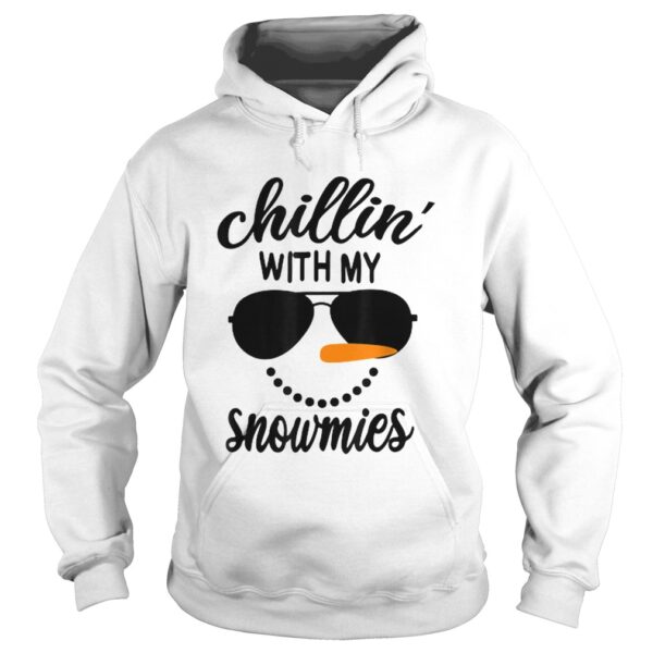 Chillin With My Snowmies Snowman Christmas shirt