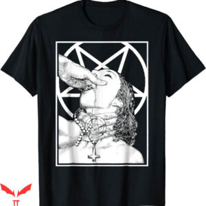 Choking Victim T-Shirt Satan Unholy Nun T-Shirt