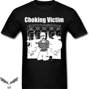 Choking Victim T-Shirt Social Is Dark T-Shirt