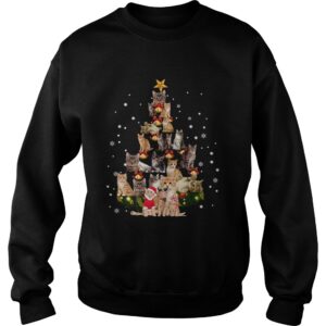 Christmas Cat Tree Funny Cat Lover Gift TShirt 3