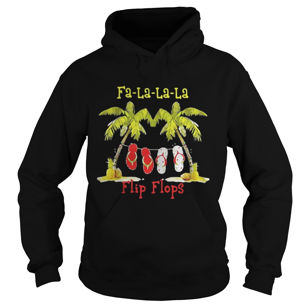 Christmas Falalala flip flops shirt Christmas Falalala flip flops shirt