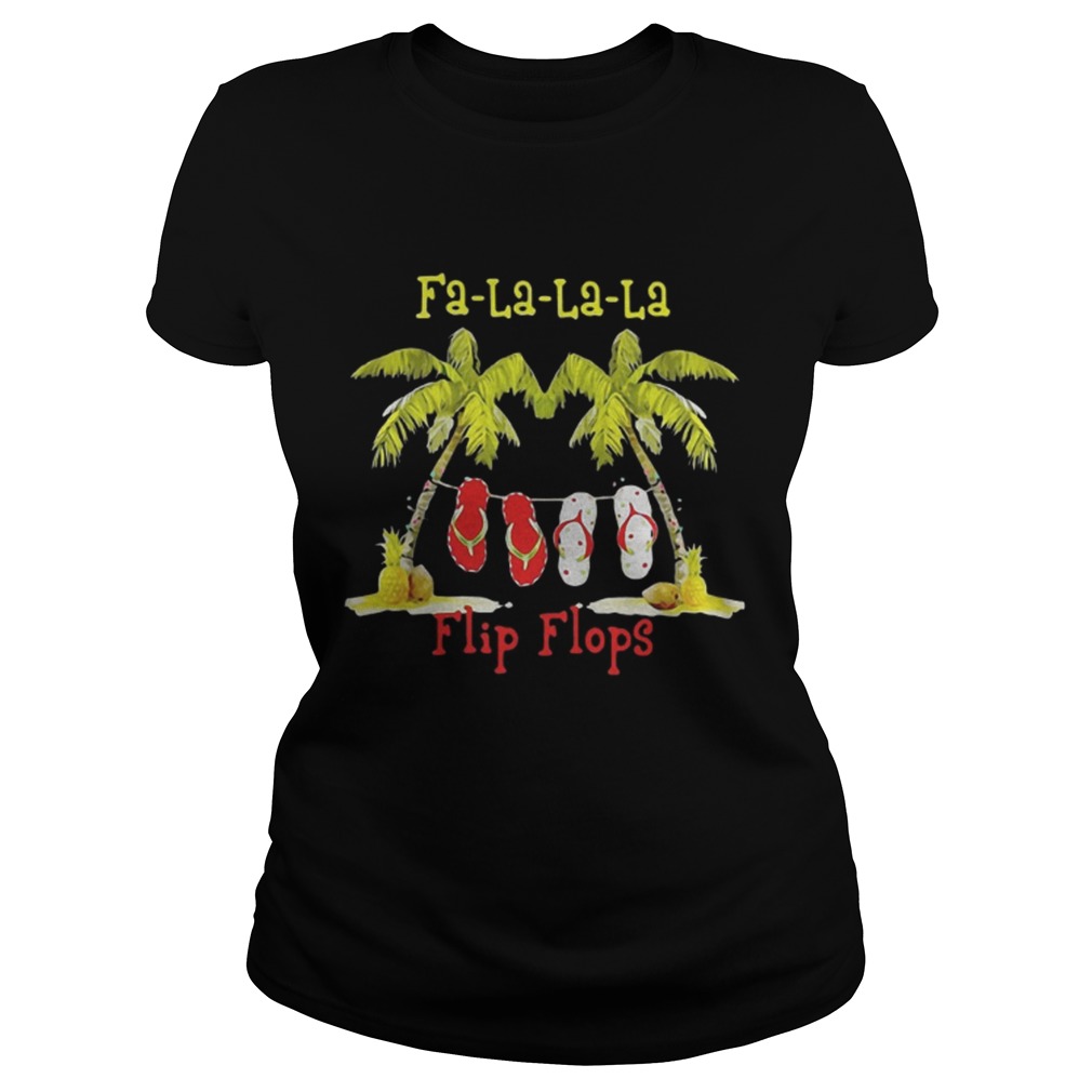 Christmas Falalala flip flops shirt Christmas Falalala flip flops shirt