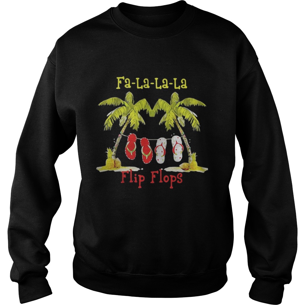 Christmas Falalala flip flops shirt Christmas Falalala flip flops shirt