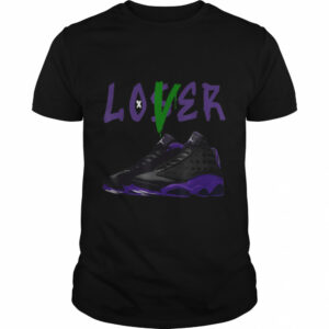 Christmas Loser Love Drip Sneaker Match 13 Court Purple T-Shirt