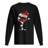Christmas Red Wine Glass shirt