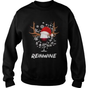 Christmas Reinwine Funny Wine Lover Gift TShirt 3