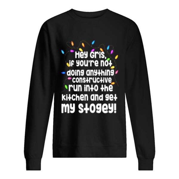 Christmas Vacation Uncle Lewis Get My Stogey Cool Funny Xmas shirt