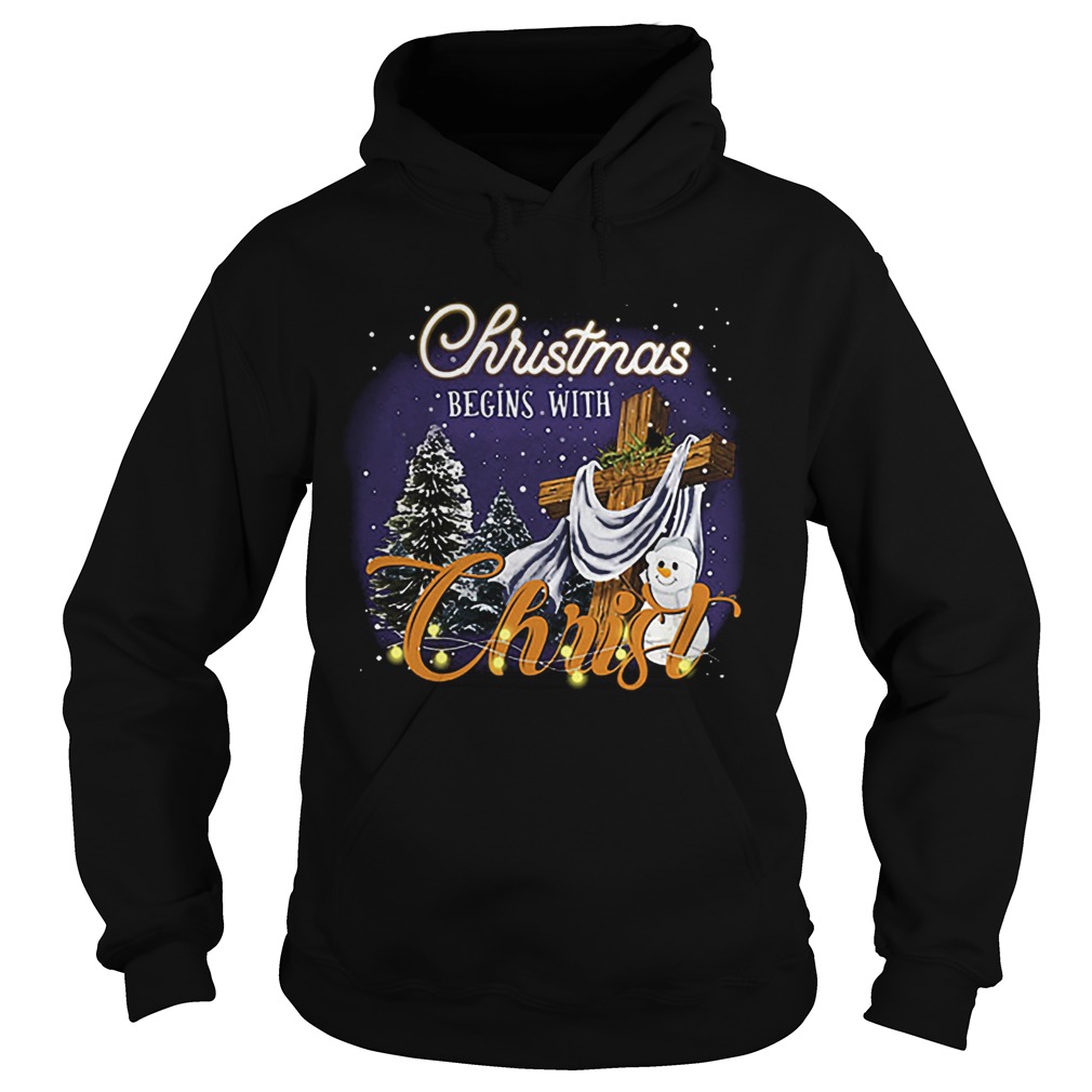 Christmas begins with Christ shirt Christmas begins with Christ shirt