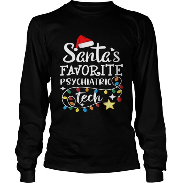 Christmastal Health Santas Favorite Psychiatric Tech shirt