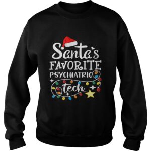 Christmastal Health Santas Favorite Psychiatric Tech shirt 3