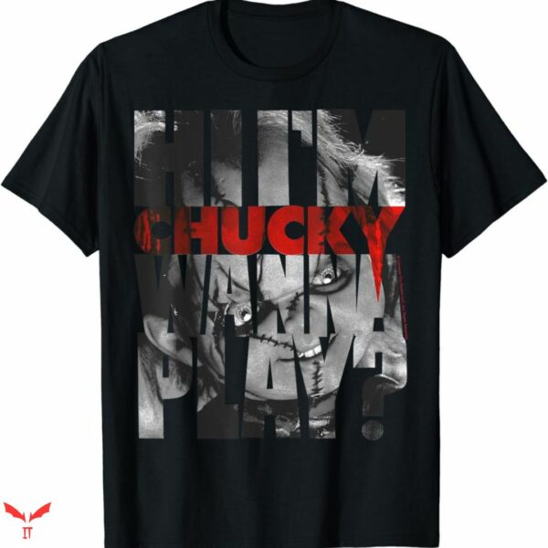 Chucky T-shirt Wanna Play