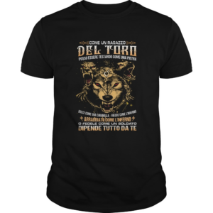 Come un ragazzo del toro posso essere testardo come una pietra Wolf shirt