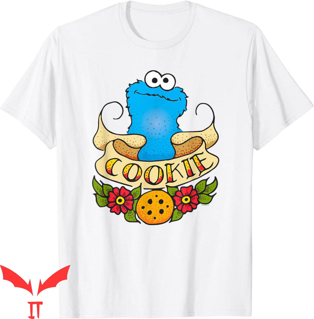 Cookie Monster Birthday T-Shirt Sesame Street Cookie Tattoo Cookie Monster Birthday T-Shirt Sesame Street Cookie Tattoo