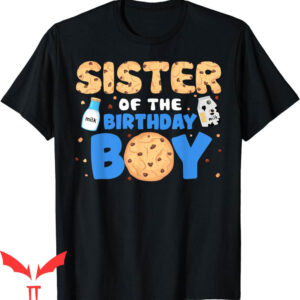 Cookie Monster Birthday T-Shirt Sister Of The Birthday Boy