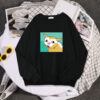 Coughing cat’ funny meme cat sweatshirt