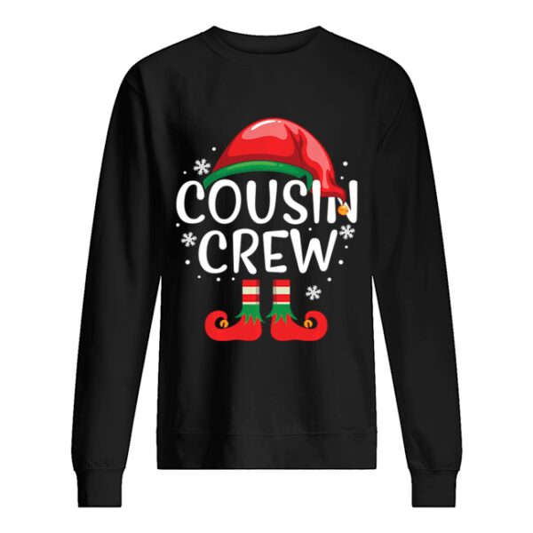 Cousin Crew Shirt Gift ELF Matching Family Christmas Ugly Long Sleeve T-Shirt