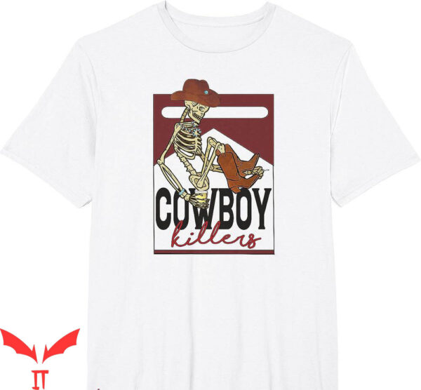 Cowboy Killer T-Shirt Punchy Cowboy Killers Skeleton T-Shirt