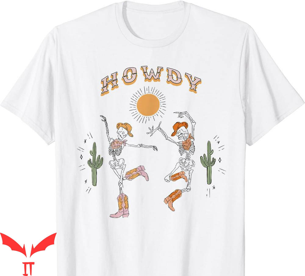 Cowboy Killer T-Shirt Retro Desert Skeleton Dancing T-Shirt Cowboy Killer T-Shirt Retro Desert Skeleton Dancing T-Shirt