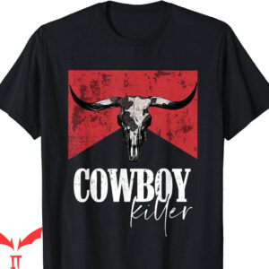 Cowboy Killer T-Shirt Vintage Punchy Skull T-Shirt Trending