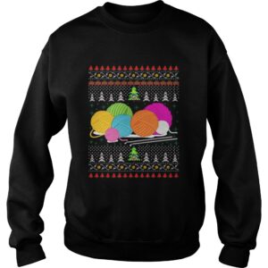 Crochet Yarn ugly Christmas sweater shirt 3
