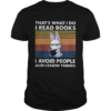 Cute Bunny Thats What I Do I Read Books I Avoid People And I Know Things Vintage shirt