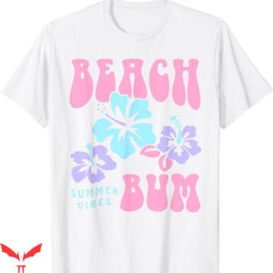 Cute Preppy T-Shirt Coconut Beach Bum Pastel T-Shirt