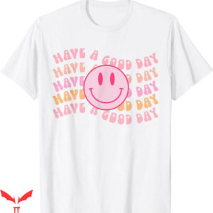 Cute Preppy T-Shirt Happy Face T-Shirt Trending