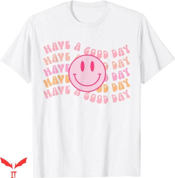 Cute Preppy T-Shirt Happy Face T-Shirt Trending