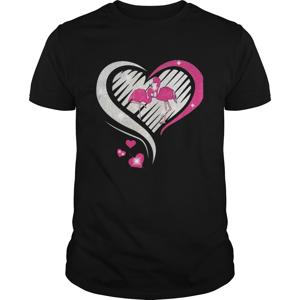 DIAMOND HEART FLAMINGOS shirt DIAMOND HEART FLAMINGOS shirt