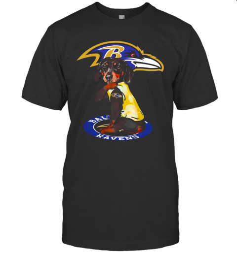 Dachshund Baltimore Ravens T-Shirt Dachshund Baltimore Ravens T-Shirt