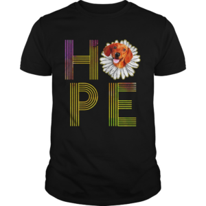 Dachshund Flower Hope shirt