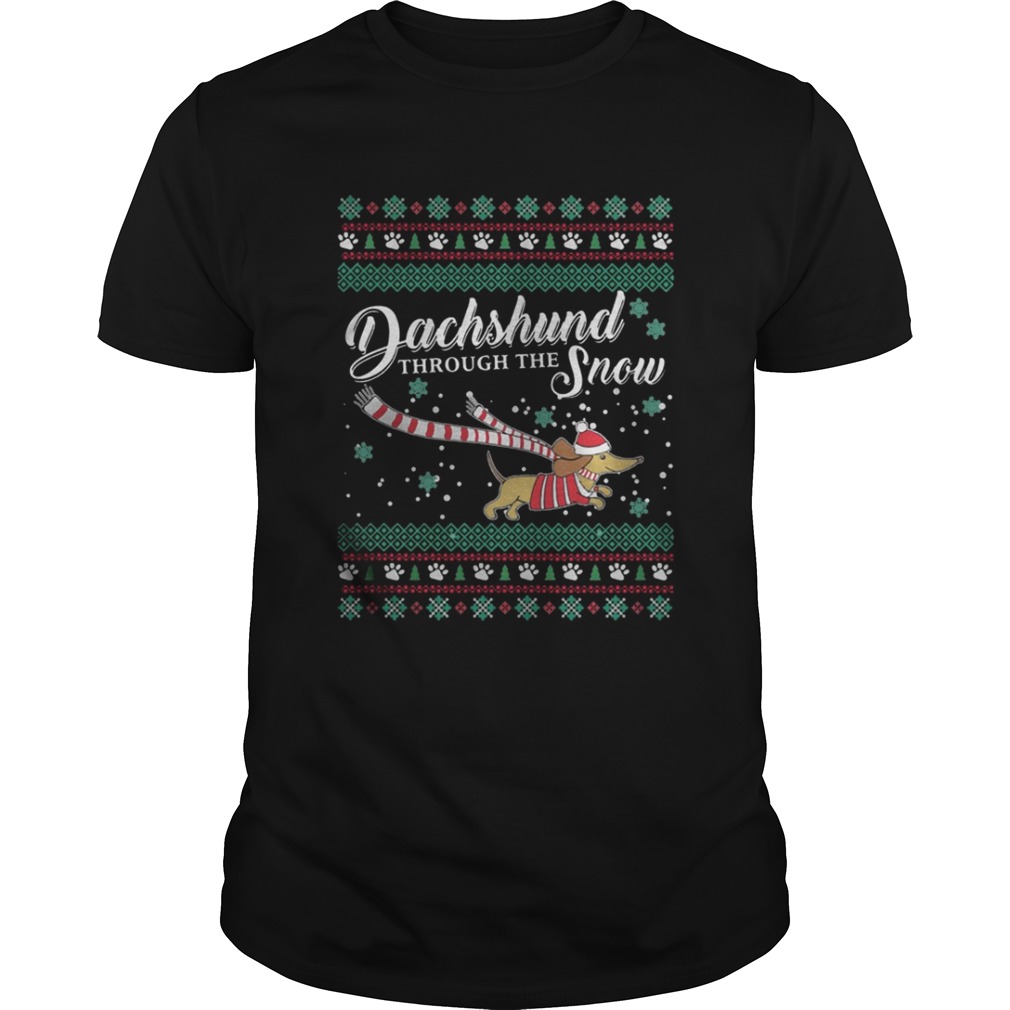 Dachshund through the snow sweatshirt Dachshund through the snow sweatshirt