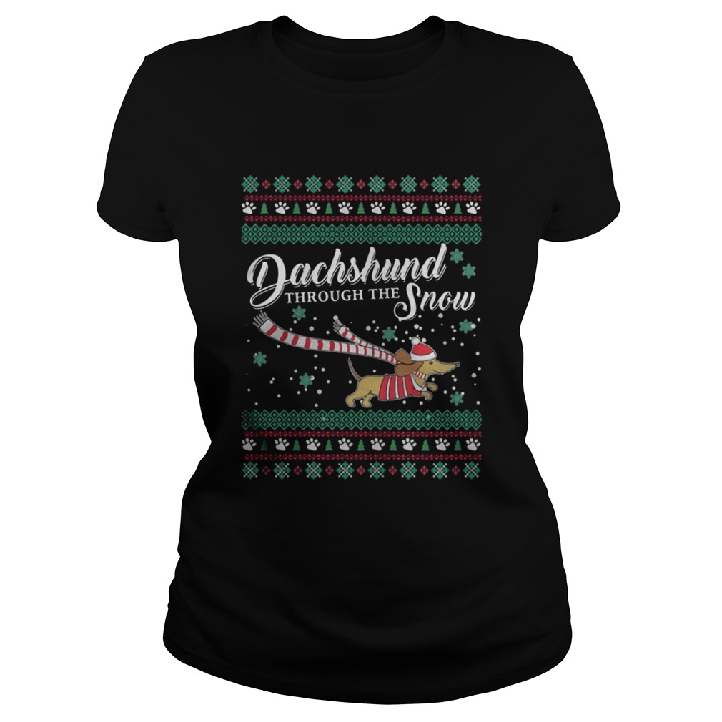 Dachshund through the snow sweatshirt Dachshund through the snow sweatshirt