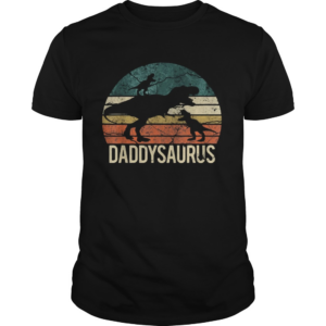 Daddysaurus Two Kids Vintage shirt