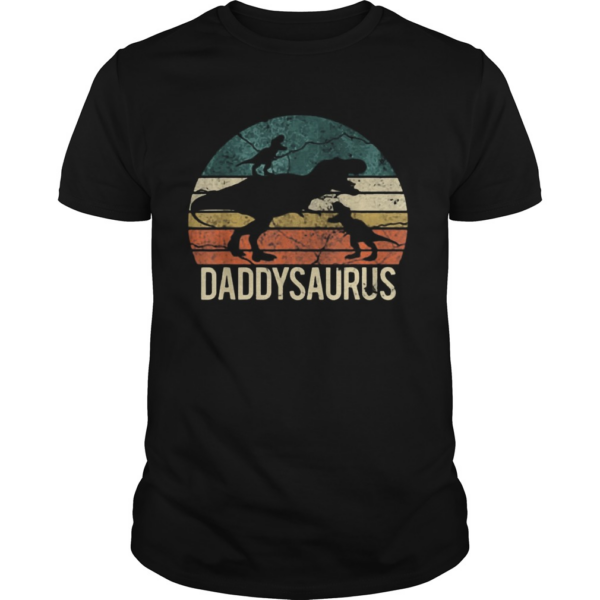 Daddysaurus Two Kids Vintage shirt