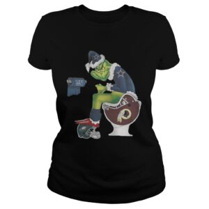 Dallas Cowboys Grinch Santa Washington Redskins toilet shirt