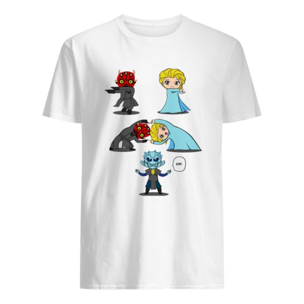 Darth Maul Fusions Elsa Night King shirt