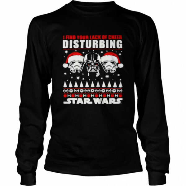 Darth Vader I find your lack of cheer disturbing Star Wars Christmas shirt
