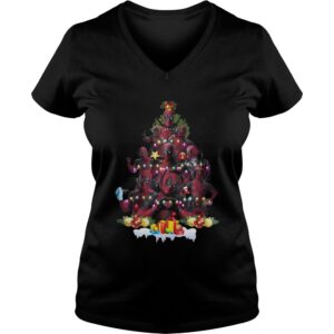 Deadpool Christmas Tree Shirt 3