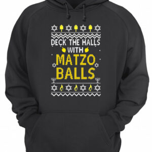 Deck the halls with matzo balls Christmas 2020 shirt 3